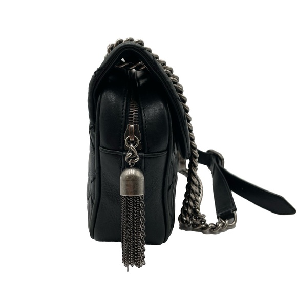 ✨$3799✨ Chanel Black Medium Calfskin Paris-Edinburgh Coco Sporran Flap - Picture 7 of 12